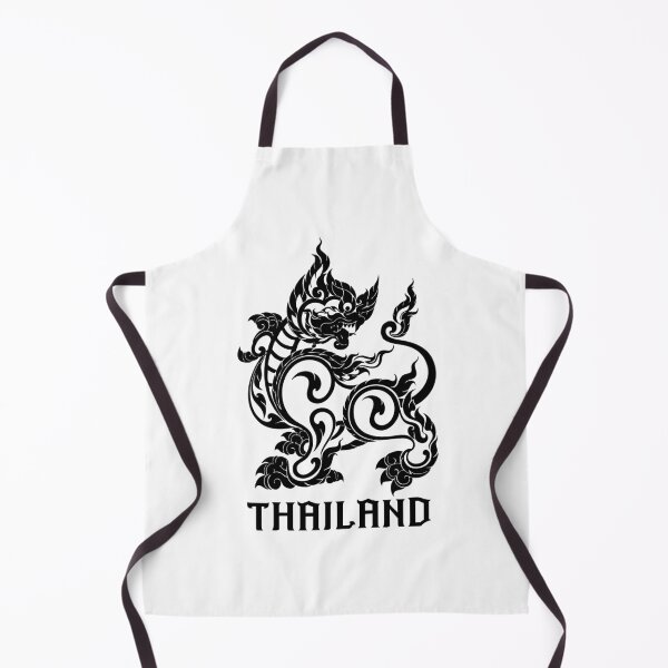 Item preview, Black singha lion sak yant thaistyle Art designed and sold by Bspaces.