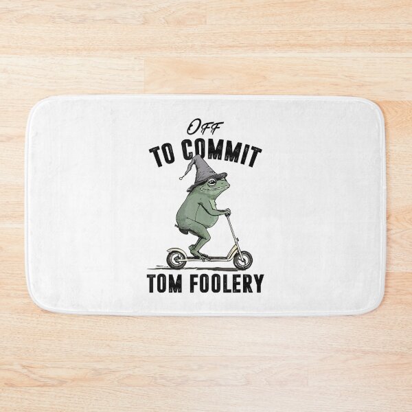 Item preview, Off To Commit Tom Foolery Funny Frog Cute Meme designed and sold by lidanmasi.