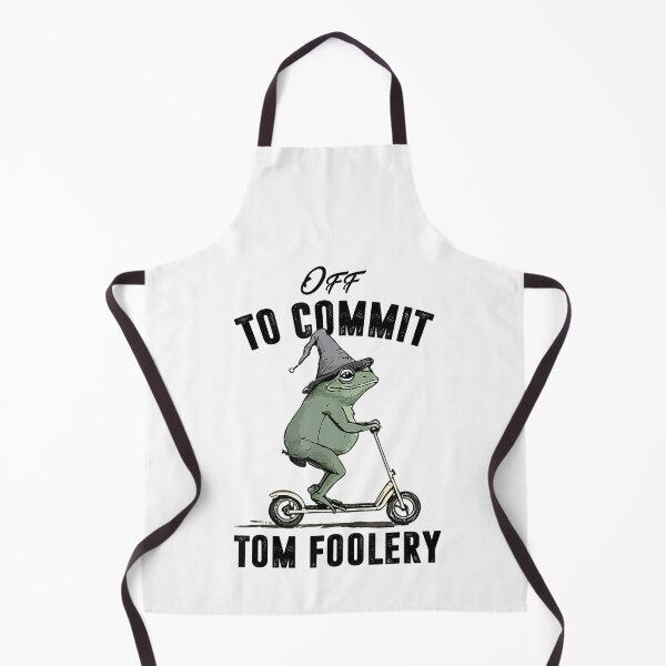 Item preview, Off To Commit Tom Foolery Funny Frog Cute Meme designed and sold by lidanmasi.