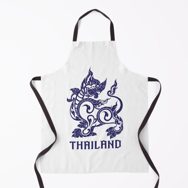 Item preview, Blue singha lion sak yant thaistyle Art designed and sold by Bspaces.