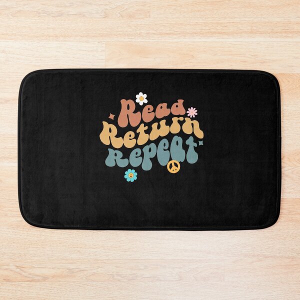 Item preview, Groovy Read Return Repeat Librarian Funny Library Book Lover designed and sold by Dressed For  Duty.