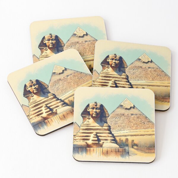 Item preview, Majestic Pharaoh's Pyramids in Color designed and sold by inkNext.