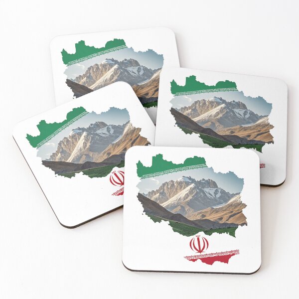 Item preview, Iran Flag Mountain Majesty designed and sold by Globalcitytees.