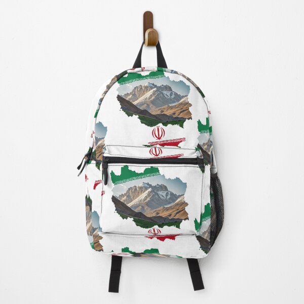 Item preview, Iran Flag Mountain Majesty designed and sold by Globalcitytees.