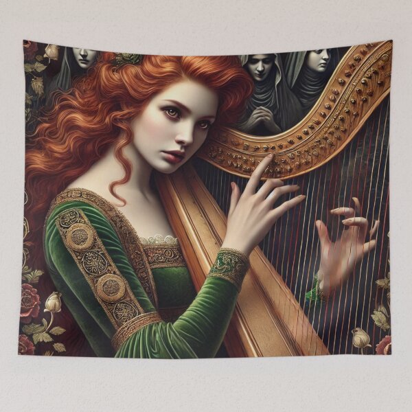 Item preview, Harpist in the Shadow Realm designed and sold by Sigtrix.
