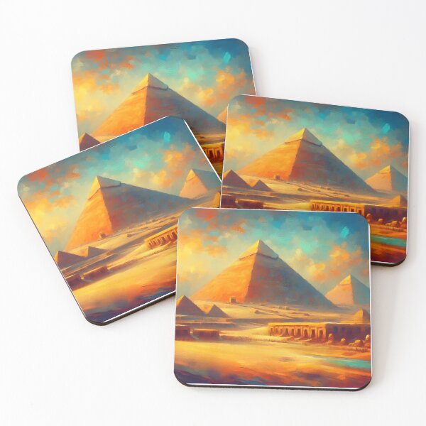 Item preview, Majestic Pyramids in Colors designed and sold by inkNext.