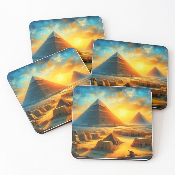 Item preview, Majestic Pyramids in Color designed and sold by inkNext.