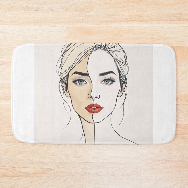 Item preview, Minimalist Line Art Woman - Abstract One Line Portrait designed and sold by 0606PM.