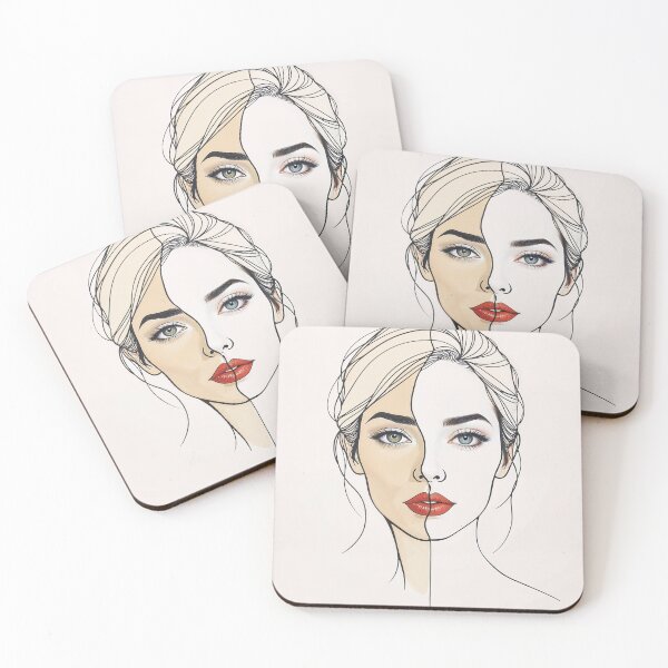Item preview, Minimalist Line Art Woman - Abstract One Line Portrait designed and sold by 0606PM.