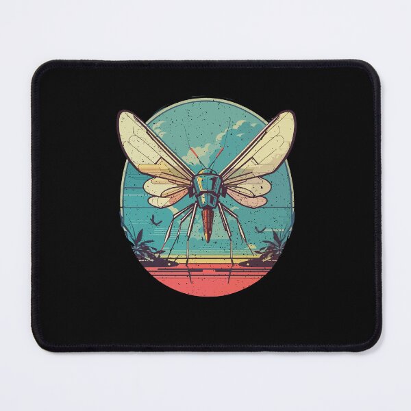 Item preview, Mosquito Retro Vintage 70s 80s Style Insect Lover designed and sold by Dressed For Duty.