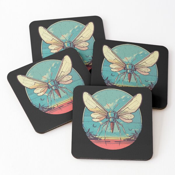 Item preview, Mosquito Retro Vintage 70s 80s Style Insect Lover designed and sold by Dressed For  Duty.