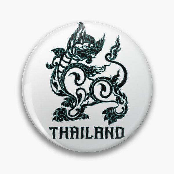 Item preview, Green dot singha lion sak yant thaistyle designed and sold by Bspaces.