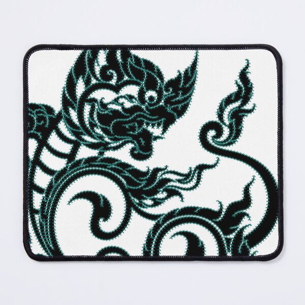 Item preview, Green dot singha lion sak yant thaistyle Art designed and sold by Bspaces.