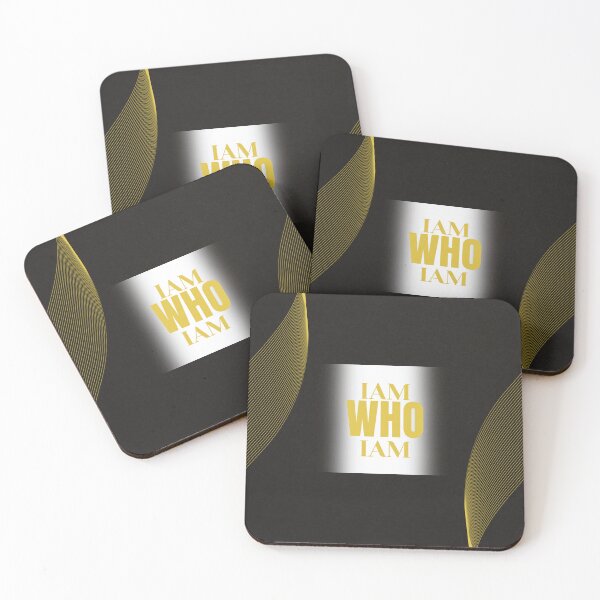 Item preview, IAM WHO IAM - Motivational quote designed and sold by Naquo.