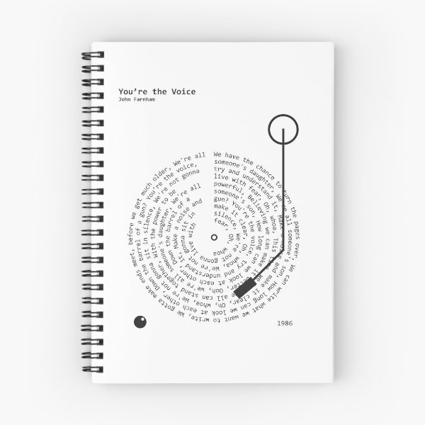 Item preview, You’re the Voice, John Farnham - Lyrics Poster designed and sold by MancBusyBee.