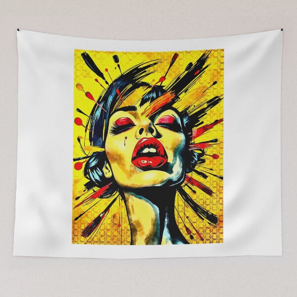 Item preview, BLACK - RED - GOLD / THE BLOOMING HAPPINESS designed and sold by Mark Fischer.