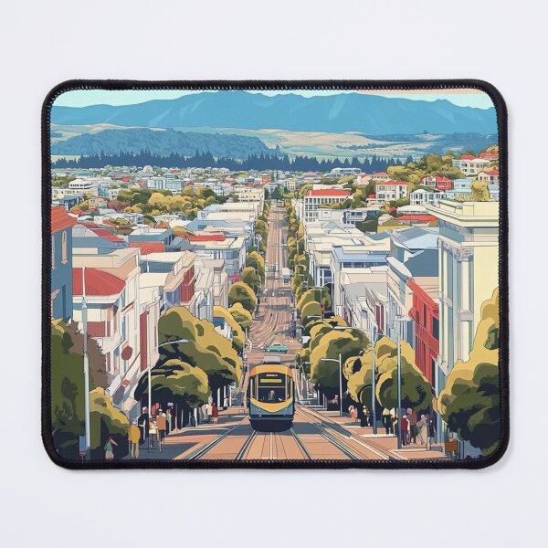 Item preview, Wellington Travel Poster, Perfect Souvenir Gift for Travel Enthusiasts, Vintage Style Wall Art, New Zealand Wall art for home decor, Wellington print. Sticker designed and sold by Thegalleryshop1.