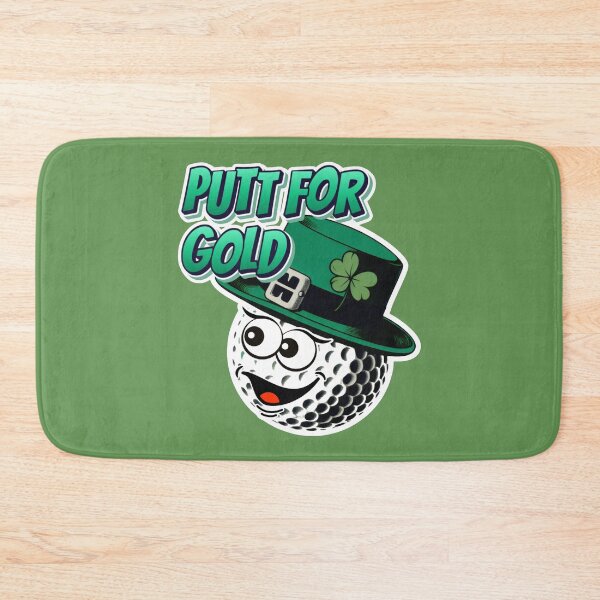 Item preview, Putt for Gold A Lucky Green Golf Ball designed and sold by SplashTastic.