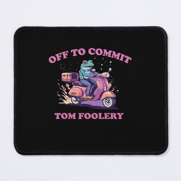 Item preview, Off To Commit Tom Foolery Funny Frog Vintage Cute designed and sold by lidanmasi.