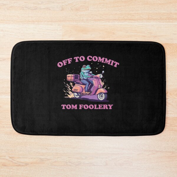 Item preview, Off To Commit Tom Foolery Funny Frog Vintage Cute designed and sold by lidanmasi.