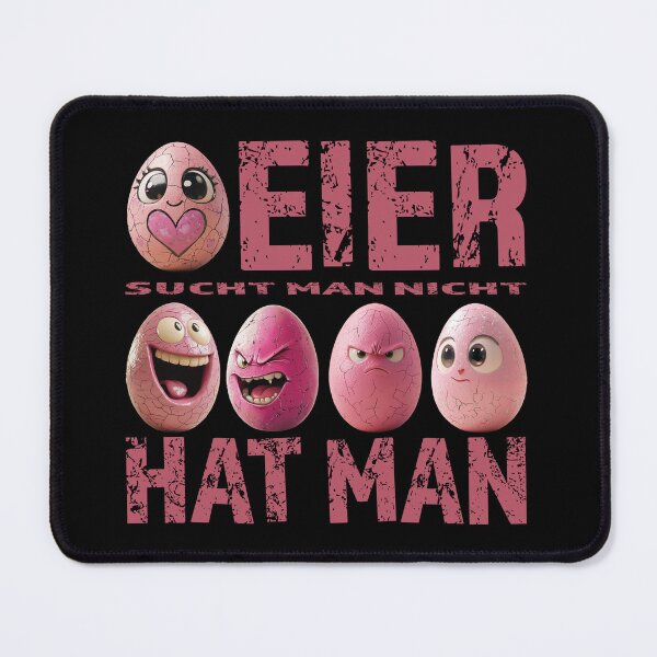 Item preview, Eier sucht man nicht – Eier hat man – Chibi Easter Egg T-Shirt – Pink Edition designed and sold by sabantha.