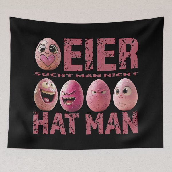 Artikelvorschau, Eier sucht man nicht – Eier hat man – Chibi Osterei T-Shirt – Pink Edition entworfen und verkauft von sabantha.