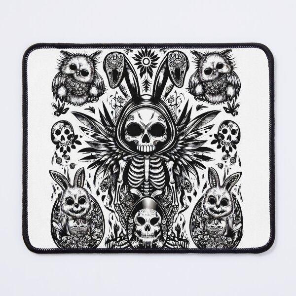 Item preview, The Skeleton Easter Bunny & Chicks Decal – Retro Easter Sticker designed and sold by Savage.SelfHelp .