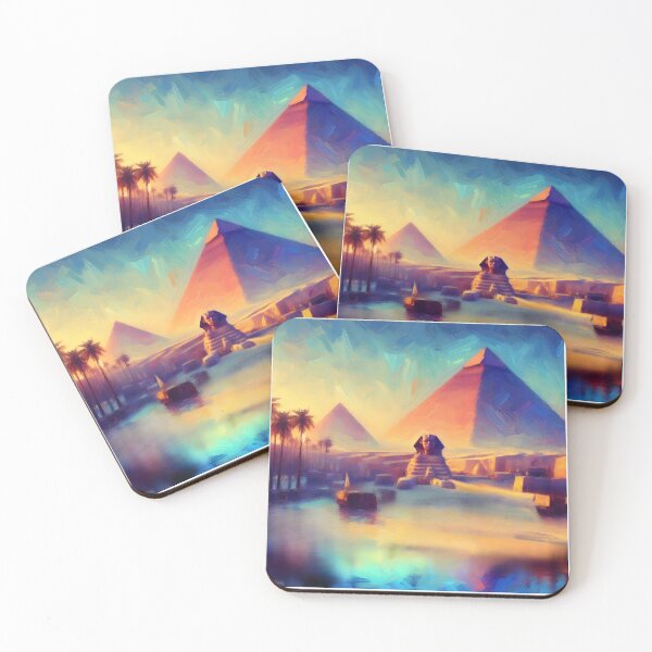 Item preview, Ramses' Serene Pyramids in Color designed and sold by inkNext.