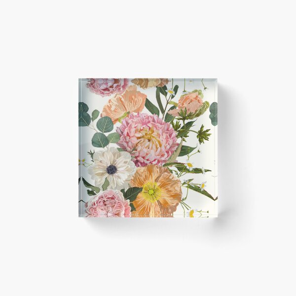 Item preview, Detailed hand drawn flowers - blooming anemone, astra, poppy, daisy and herbs. designed and sold by MatyKotiv.