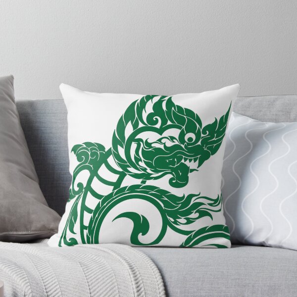 Item preview, Green singha lion sakyan thaistyle Art designed and sold by Bspaces.