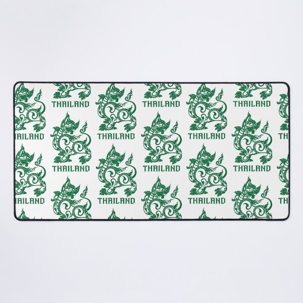Item preview, Green singha lion sakyan thaistyle Art designed and sold by Bspaces.