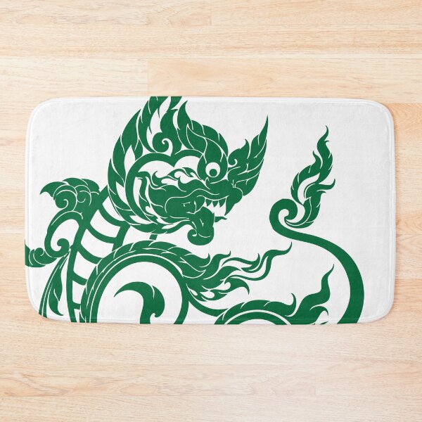 Item preview, Green singha lion sakyan thaistyle Art designed and sold by Bspaces.