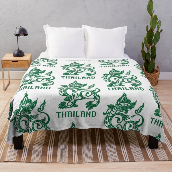 Item preview, Green singha lion sakyan thaistyle Art designed and sold by Bspaces.