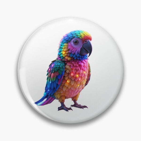 Item preview, Radiant Rainbow Parrot designed and sold by GloriousArtSKD.