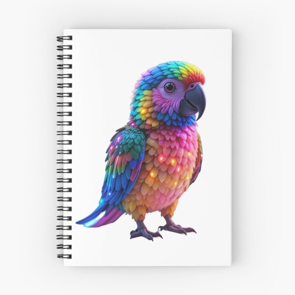 Item preview, Radiant Rainbow Parrot designed and sold by GloriousArtSKD.