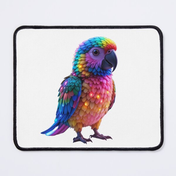 Item preview, Radiant Rainbow Parrot designed and sold by GloriousArtSKD.