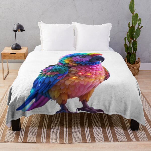 Item preview, Radiant Rainbow Parrot designed and sold by GloriousArtSKD.
