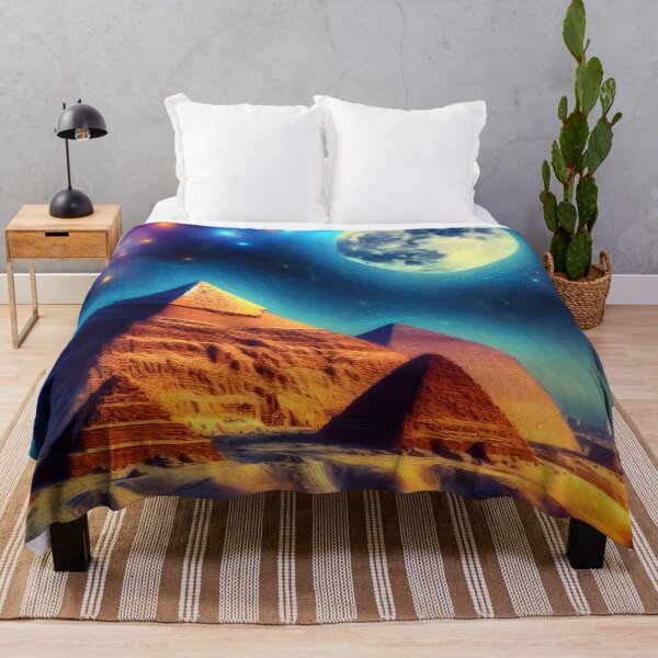 Item preview, Moonlit Splendor of Giza Pyramids designed and sold by inkNext.