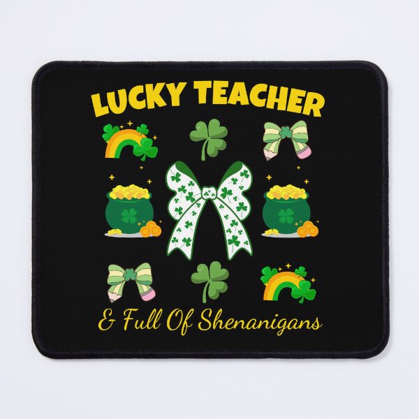 Item preview, Lucky Teacher & Full Of Shenanigans Funny St. Patrick's Day Women designed and sold by thebest-2studio.