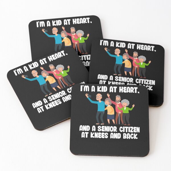 Item preview, I'm A Kid At Heart And A Senior Citizen At Knees And Back designed and sold by Dressed For  Duty.