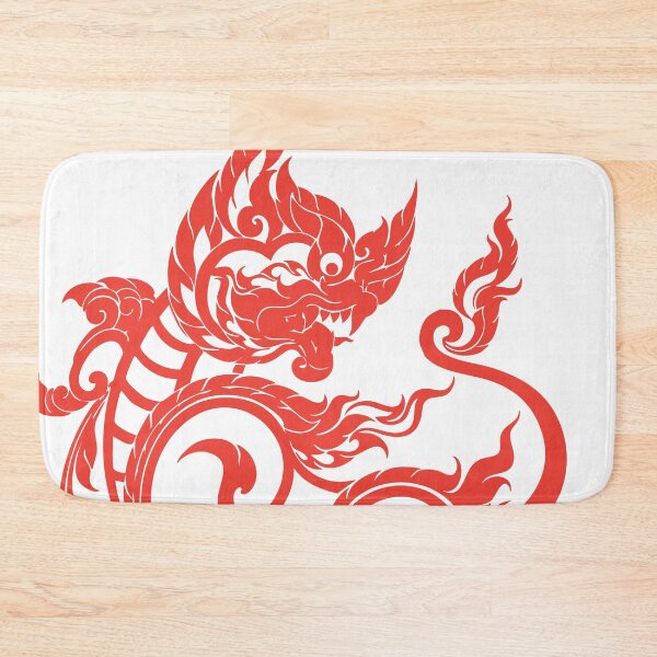 Item preview, brick orange singha lion sakyan thaistyle Art designed and sold by Bspaces.