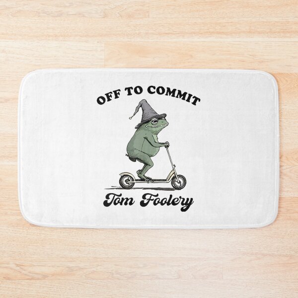 Item preview, Off To Commit Tom Foolery Funny Meme Frog designed and sold by lidanmasi.