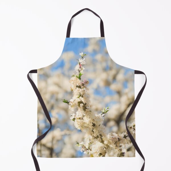 Item preview, Spring Blossom Bokeh – Delicate White Blooms Against Blue Sky designed and sold by ArtArchive-KK.