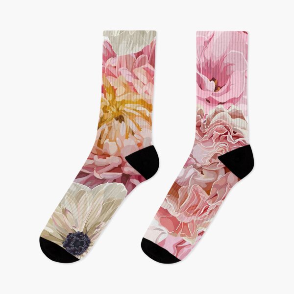 Item preview, Detailed hand drawn flowers - blooming anemone, astra, rose, anemone. designed and sold by MatyKotiv.