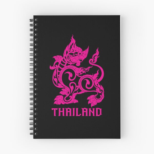 Item preview, pink singha lion sak yant thaistyle2 designed and sold by Bspaces.