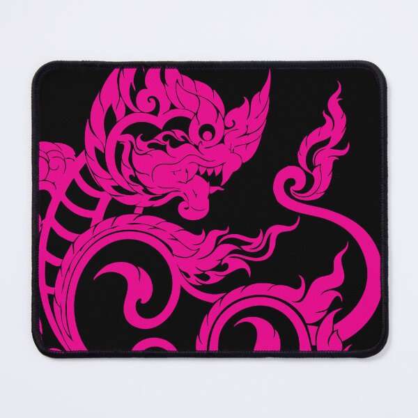 Item preview, pink singha lion sak yant thaistyle2 designed and sold by Bspaces.