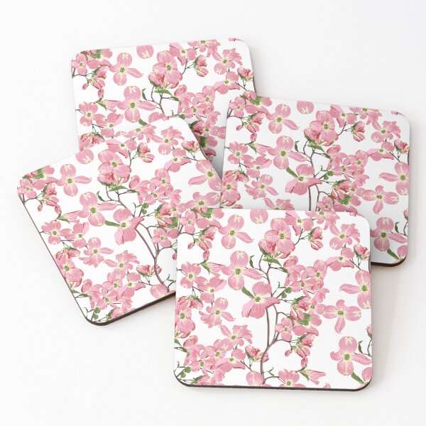 Item preview, Spring pink dogwood flowers seamless pattern. designed and sold by MatyKotiv.