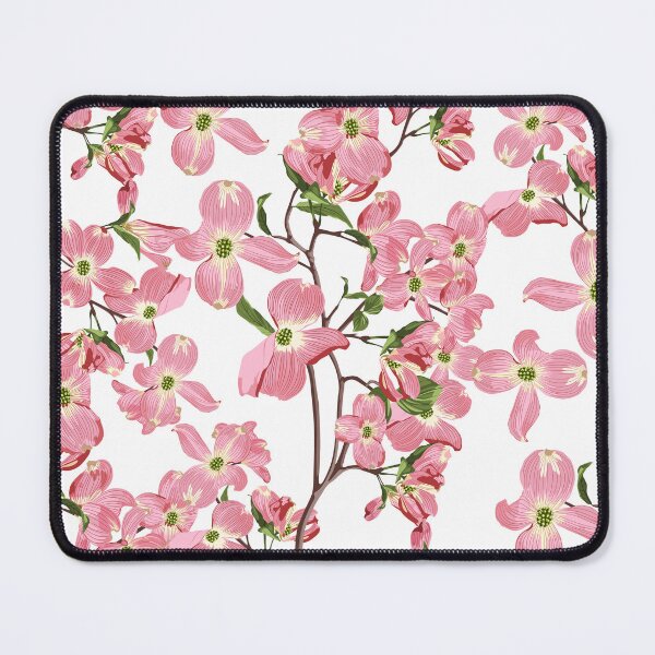 Item preview, Spring pink dogwood flowers seamless pattern. designed and sold by MatyKotiv.