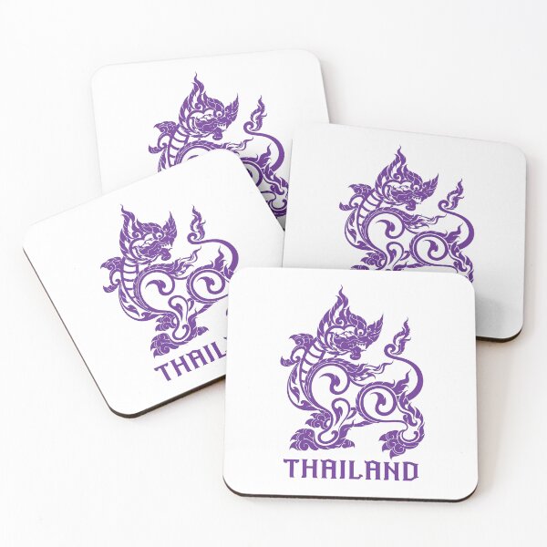 Item preview, purple singha lion sakyan thaistyle Art designed and sold by Bspaces.
