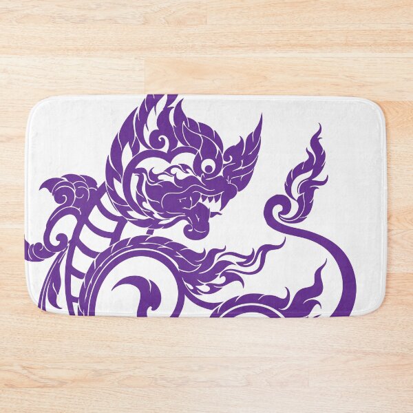 Item preview, purple singha lion sakyan thaistyle Art designed and sold by Bspaces.